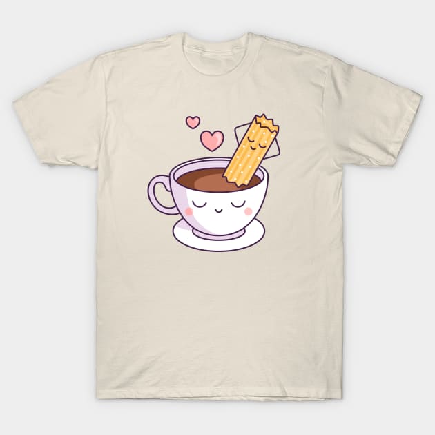 Chocolate and Churro T-Shirt by sombrasblancas